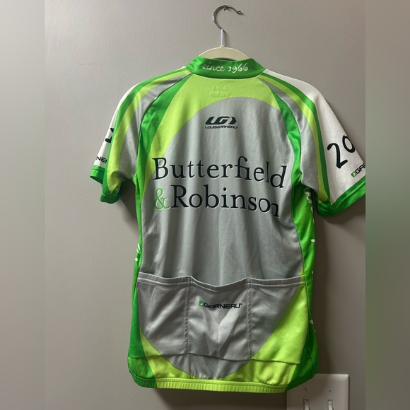🚴♀️Louis Garneau Men’s Cycling Jersey Green Butterfield and Robinson - Picture 4 of 9